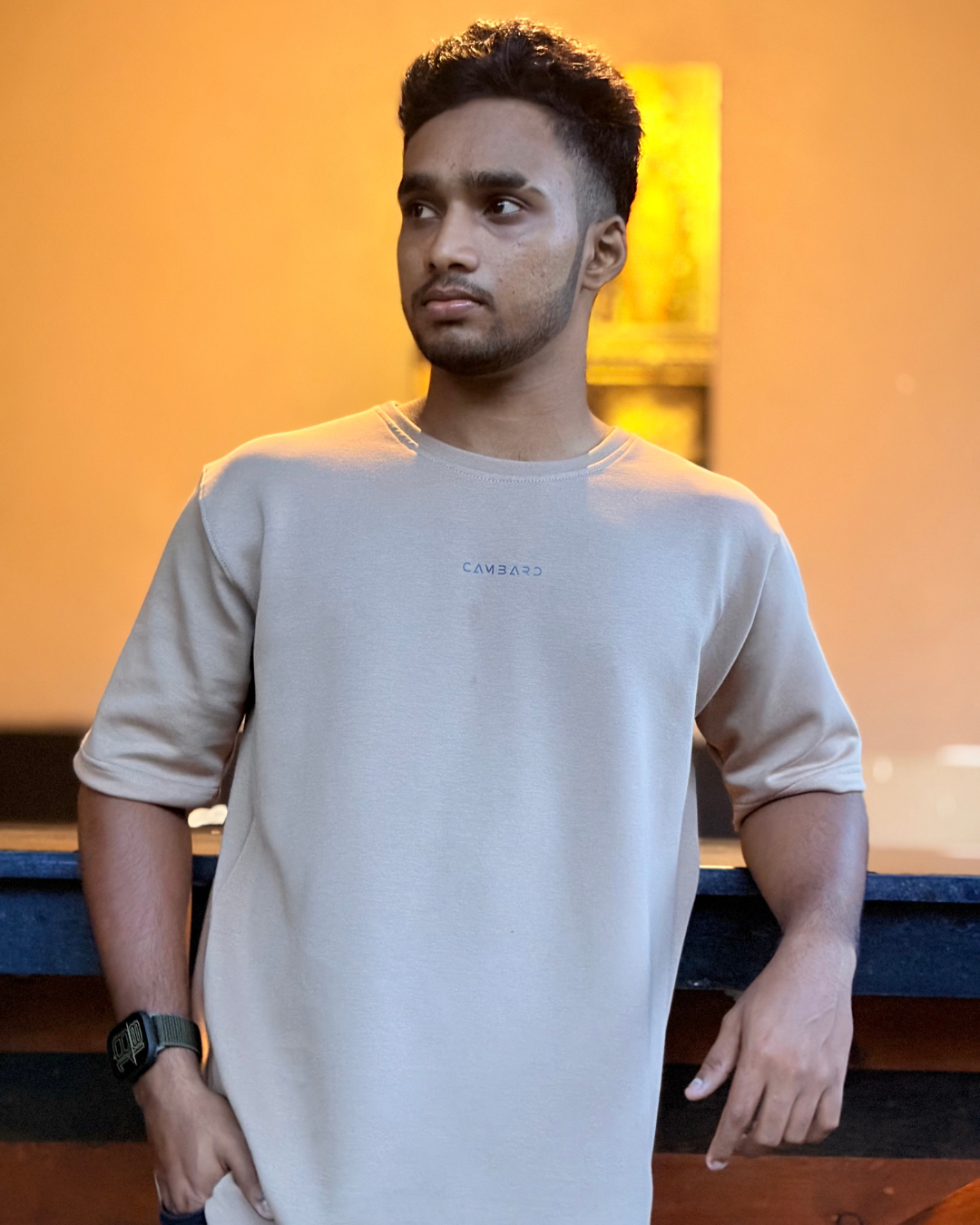 Cambaro Unisex Urban Edge Edition Classic Oversized Tee