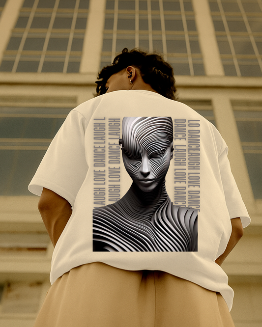 Cambaro Urban Spirit Graphicwave Unisex Oversized Tee