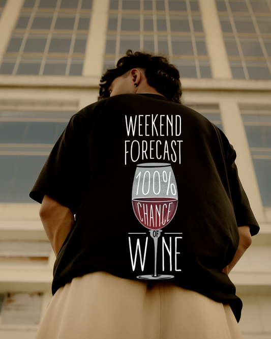 Cambaro Wine glass Unisex Oversized Tee