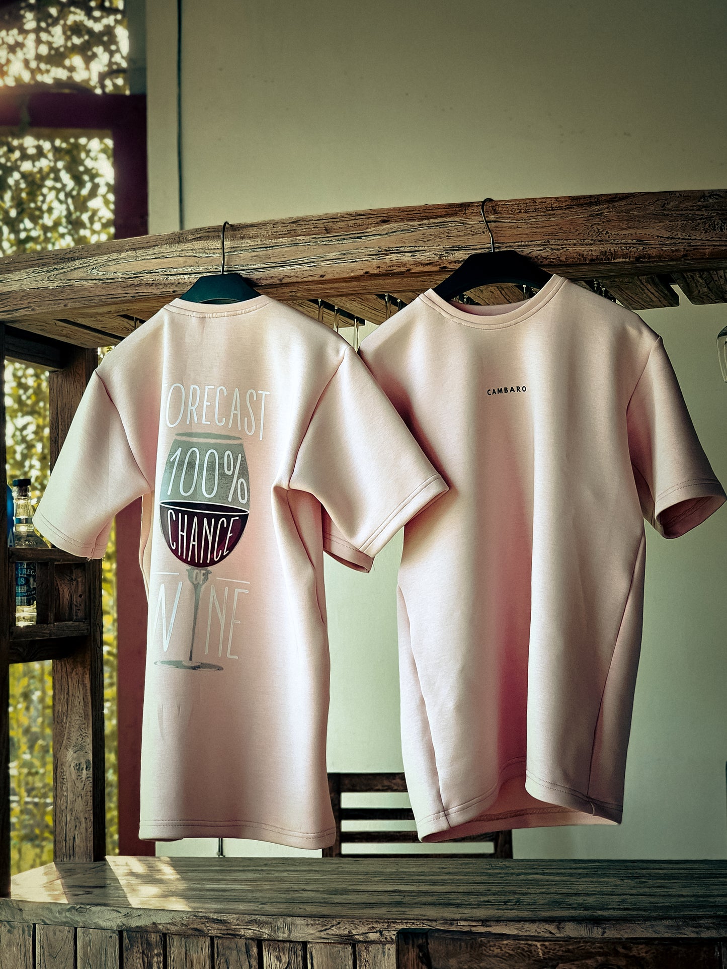 Cambaro Wine glass Oversized Tee